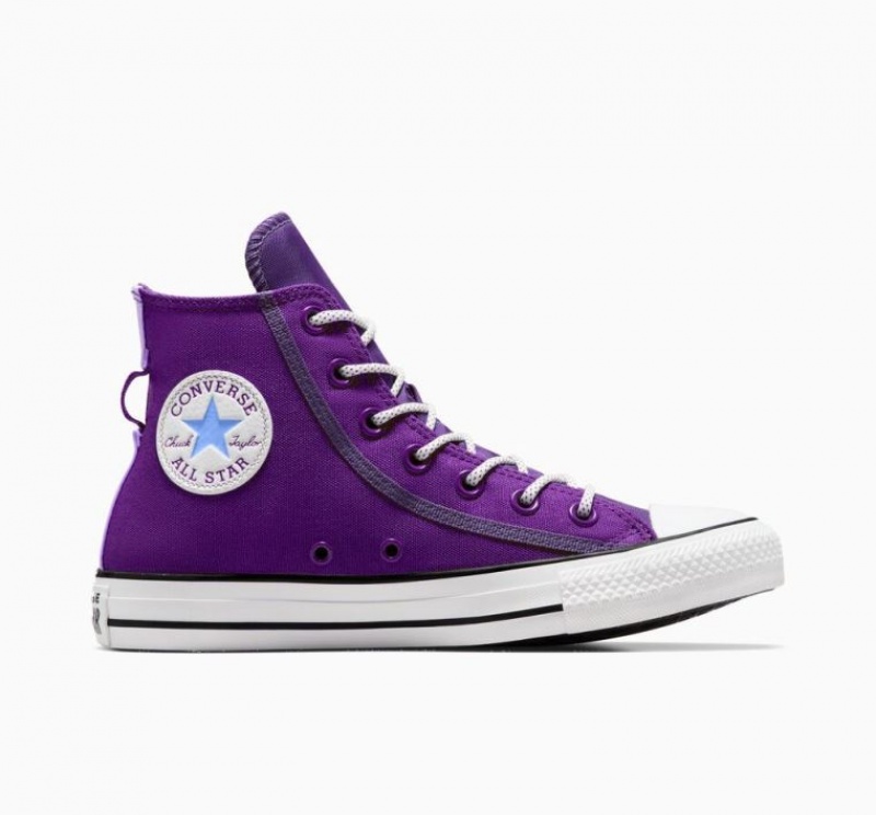 Női Converse Chuck Taylor All Star Utility Twist Magasszárú Tornacipő Lila | HUNGARY ZRQ4MF