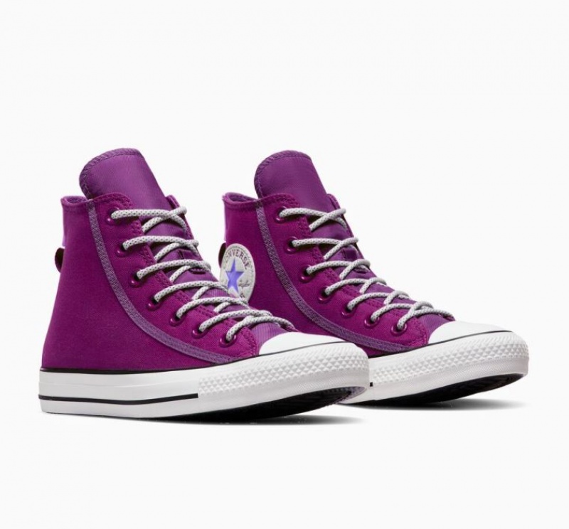 Női Converse Chuck Taylor All Star Utility Twist Magasszárú Tornacipő Lila | HUNGARY XVJ6DH