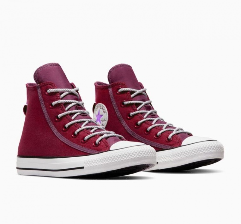 Női Converse Chuck Taylor All Star Utility Twist Magasszárú Tornacipő Piros | HUNGARY FJU2LC