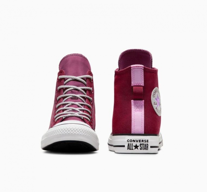 Női Converse Chuck Taylor All Star Utility Twist Magasszárú Tornacipő Piros | HUNGARY FJU2LC