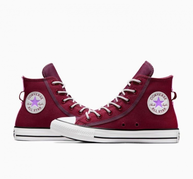 Női Converse Chuck Taylor All Star Utility Twist Magasszárú Tornacipő Piros | HUNGARY FJU2LC