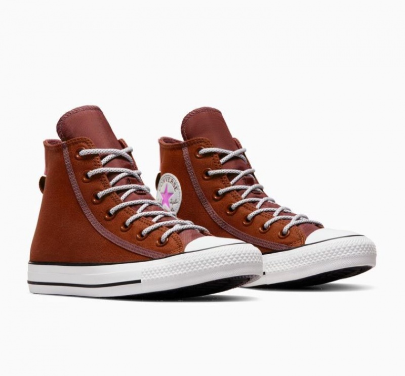 Női Converse Chuck Taylor All Star Utility Twist Magasszárú Tornacipő Barna | HUNGARY OEK3ZX