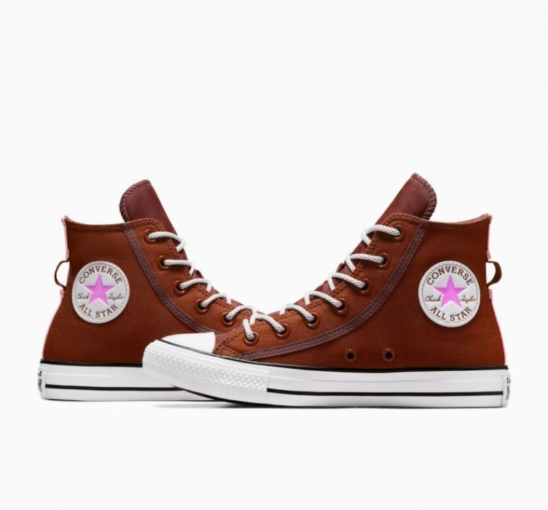 Női Converse Chuck Taylor All Star Utility Twist Magasszárú Tornacipő Barna | HUNGARY OEK3ZX