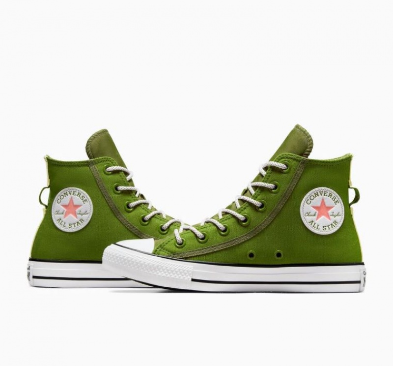 Női Converse Chuck Taylor All Star Utility Twist Magasszárú Tornacipő Zöld | HUNGARY WBM7ZO