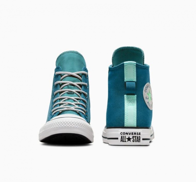 Női Converse Chuck Taylor All Star Utility Twist Magasszárú Tornacipő Kék | HUNGARY IST7KM