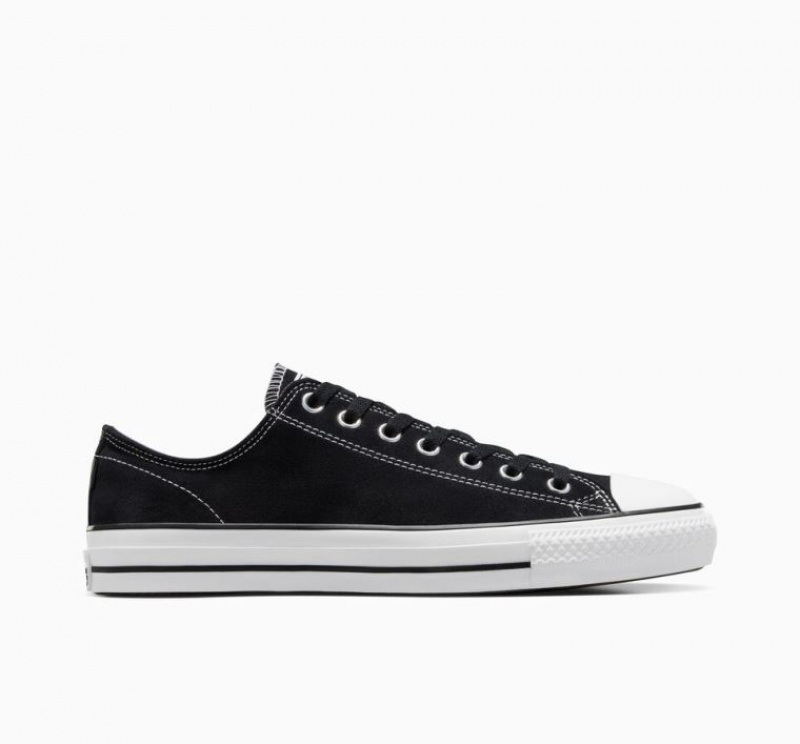 Női Converse Cons Chuck Taylor All Star Pro Suede Deszkás Cipő Fekete | HUNGARY SCT2AL