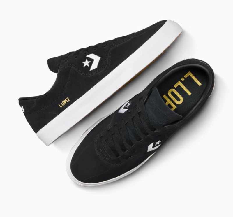 Női Converse Cons Louie Lopez Pro Deszkás Cipő Fekete | HUNGARY PUQ7HM