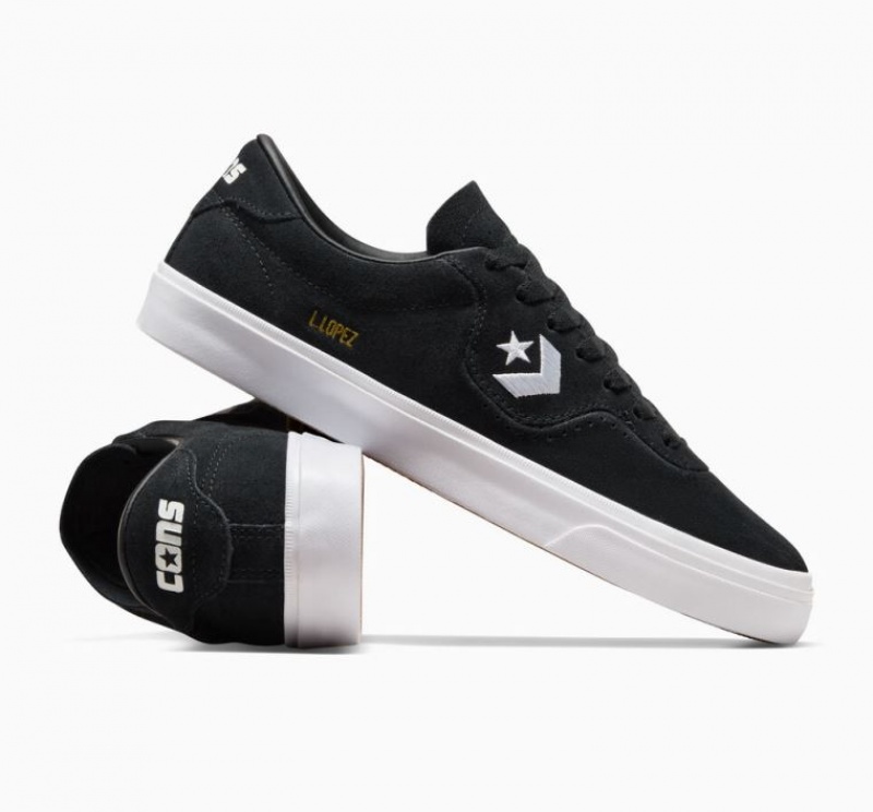 Női Converse Cons Louie Lopez Pro Deszkás Cipő Fekete | HUNGARY PUQ7HM