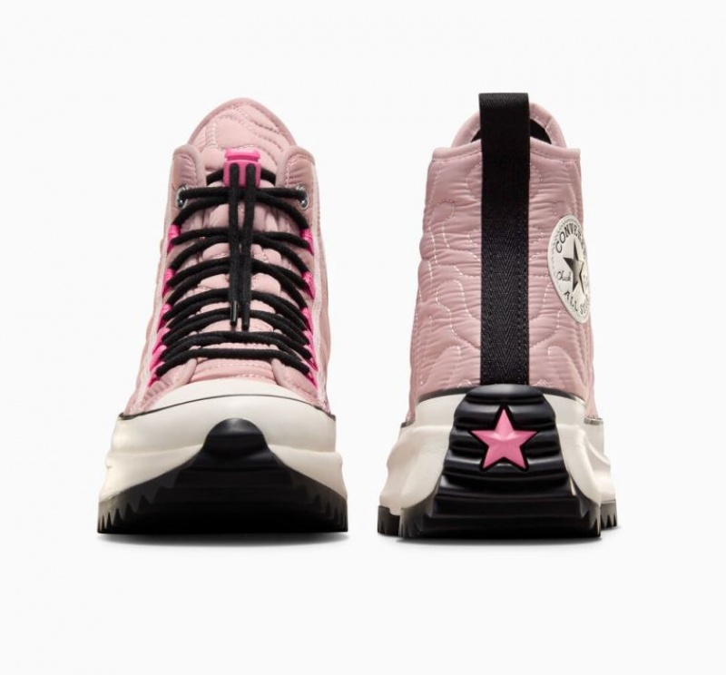 Női Converse Run Star Hike Quilted Platform Cipő Rózsaszín | HUNGARY ZGO6XC