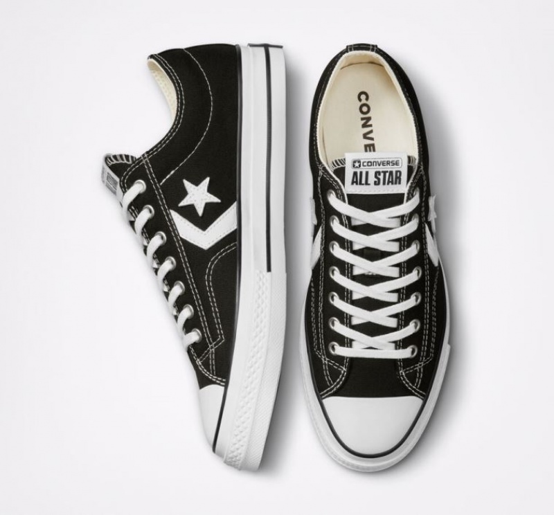 Női Converse Star Player 76 Rövidszárú Tornacipő Fekete | HUNGARY LPD4XQ