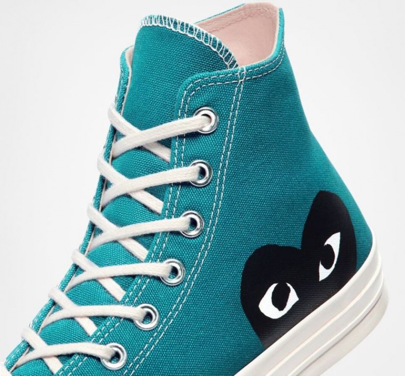 Női Converse X Comme Des Garçons Play Chuck 70 Magasszárú Tornacipő Türkiz | HUNGARY OLJ1QV