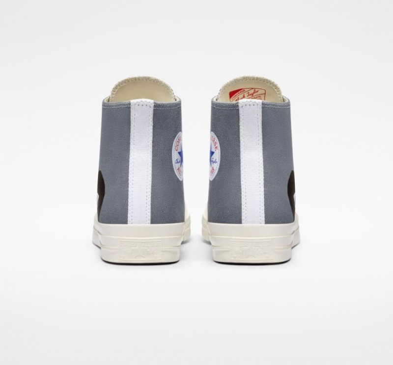 Női Converse X Comme Des Garçons Play Chuck 70 Magasszárú Tornacipő Szürke | HUNGARY SNU4AL