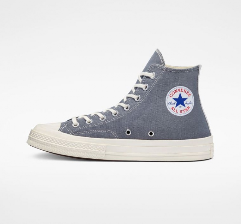 Női Converse X Comme Des Garçons Play Chuck 70 Magasszárú Tornacipő Szürke | HUNGARY SNU4AL