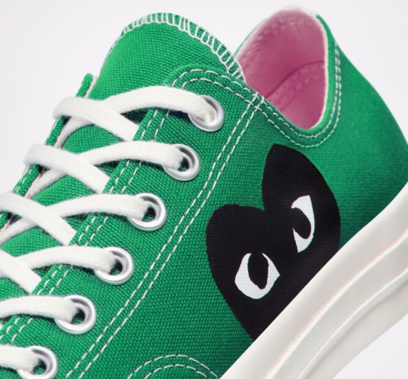 Női Converse X Comme Des Garçons Play Chuck 70 Rövidszárú Tornacipő Zöld | HUNGARY ZRV0IQ