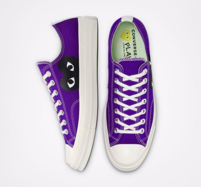 Női Converse X Comme Des Garçons Play Chuck 70 Rövidszárú Tornacipő Lila | HUNGARY CRN0BP