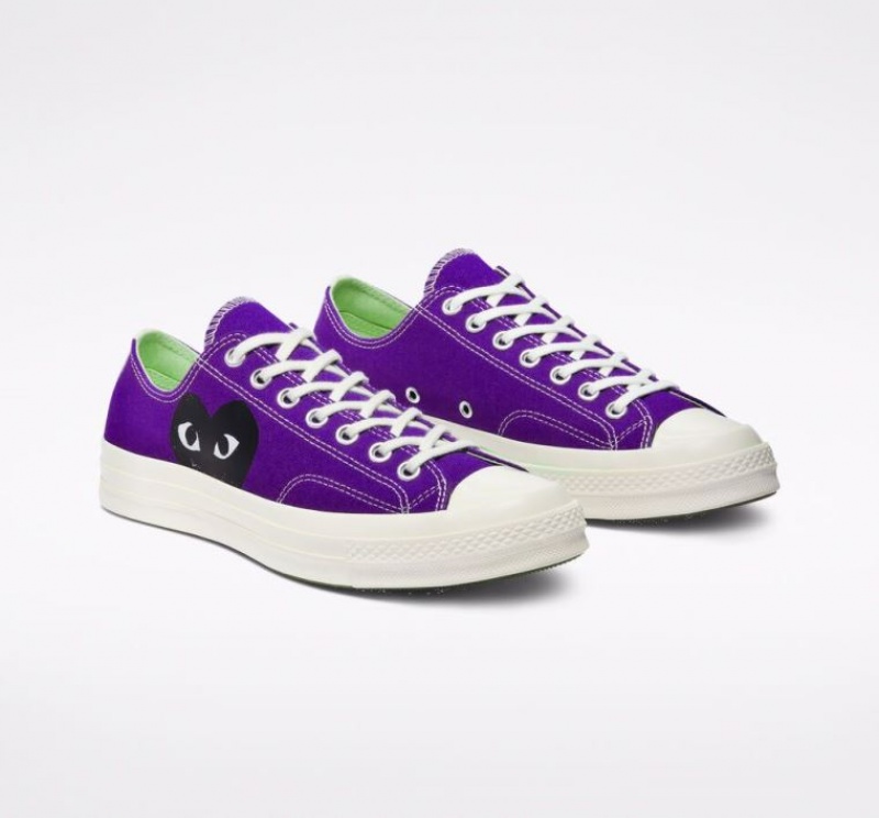 Női Converse X Comme Des Garçons Play Chuck 70 Rövidszárú Tornacipő Lila | HUNGARY CRN0BP