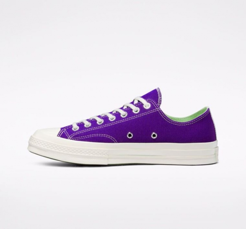 Női Converse X Comme Des Garçons Play Chuck 70 Rövidszárú Tornacipő Lila | HUNGARY CRN0BP