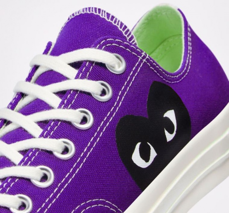 Női Converse X Comme Des Garçons Play Chuck 70 Rövidszárú Tornacipő Lila | HUNGARY CRN0BP