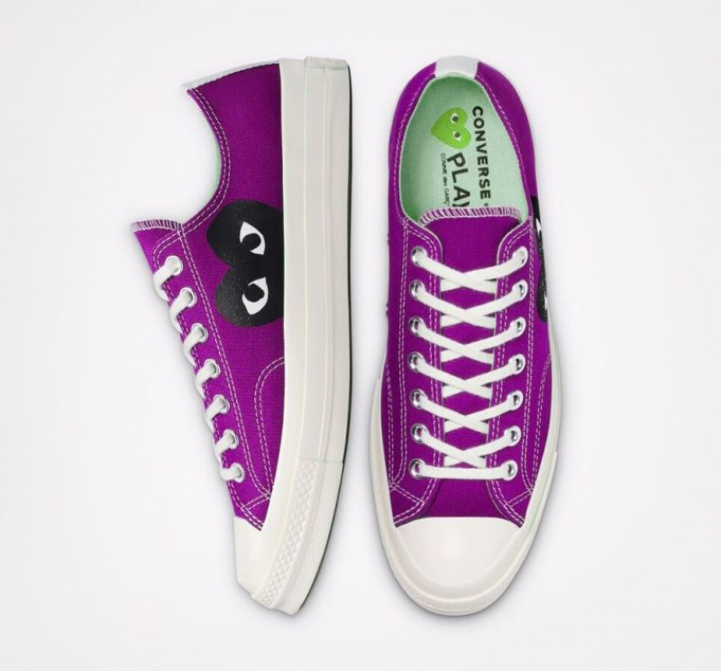 Női Converse X Comme Des Garçons Play Chuck 70 Rövidszárú Tornacipő Lila | HUNGARY UXN2DQ