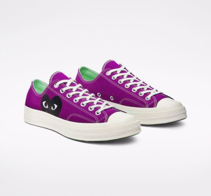 Női Converse X Comme Des Garçons Play Chuck 70 Rövidszárú Tornacipő Lila | HUNGARY UXN2DQ