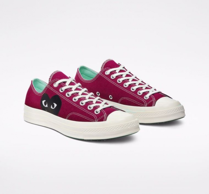 Női Converse X Comme Des Garçons Play Chuck 70 Rövidszárú Tornacipő Fukszia | HUNGARY LKS1ZD