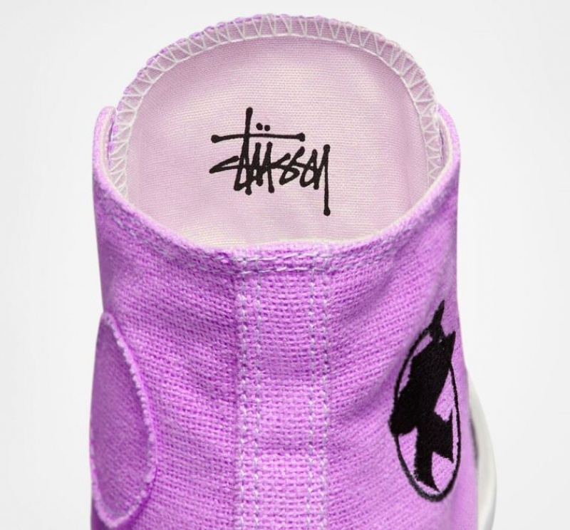 Női Converse X Stüssy Surfman Chuck 70 Magasszárú Tornacipő Levendula | HUNGARY HZD1OC