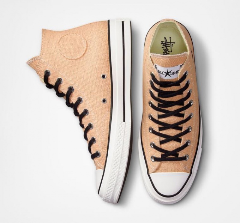 Női Converse X Stüssy Surfman Chuck 70 Magasszárú Tornacipő Korall | HUNGARY LBN4UO